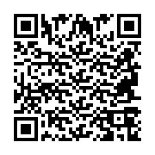 Código QR para número de teléfono +2694706987