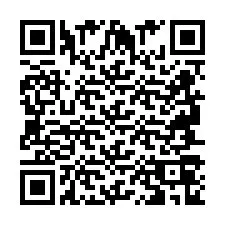 QR-code voor telefoonnummer +2694706998