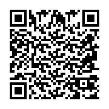 Código QR para número de telefone +2694707009