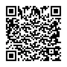 Codice QR per il numero di telefono +2694707018