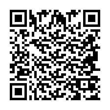 Código QR para número de teléfono +2694707036