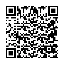 QR Code pour le numéro de téléphone +2694707042