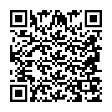 Código QR para número de telefone +2694707059