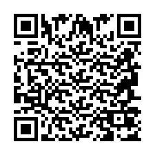 Código QR para número de telefone +2694707071