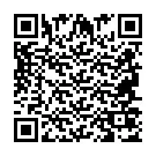 QR-koodi puhelinnumerolle +2694707077