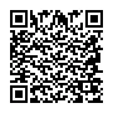 Codice QR per il numero di telefono +2694707078