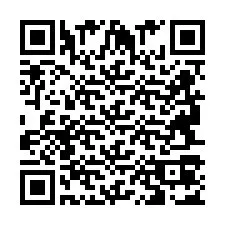 Código QR para número de telefone +2694707082