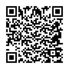 Codice QR per il numero di telefono +2694707097