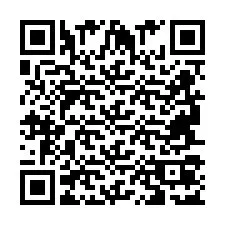 QR код за телефонен номер +2694707117