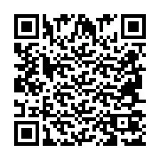 QR-code voor telefoonnummer +2694707123