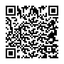 QR-код для номера телефона +2694707133