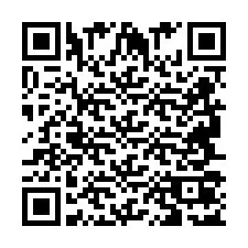 Codice QR per il numero di telefono +2694707136