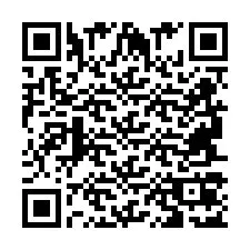 QR Code pour le numéro de téléphone +2694707147