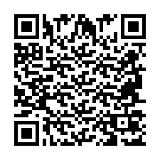 QR-код для номера телефона +2694707157