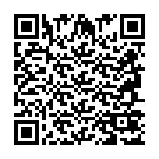 Código QR para número de teléfono +2694707160