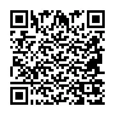 Código QR para número de teléfono +2694707167