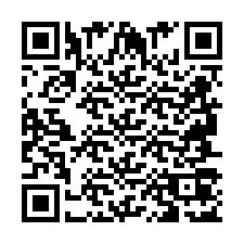 QR-code voor telefoonnummer +2694707198