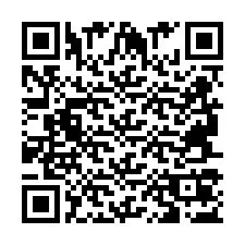Codice QR per il numero di telefono +2694707243