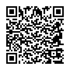 Codice QR per il numero di telefono +2694707387