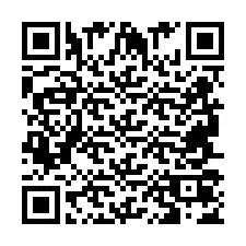 Codice QR per il numero di telefono +2694707437