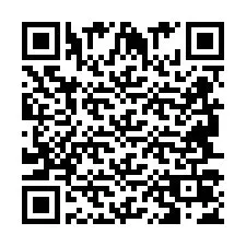 Código QR para número de telefone +2694707456