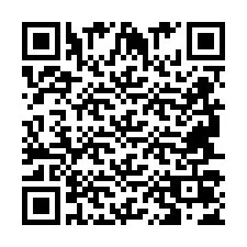 QR-code voor telefoonnummer +2694707457