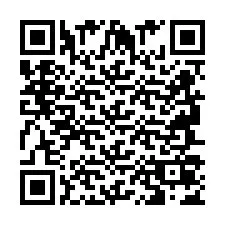 Codice QR per il numero di telefono +2694707464