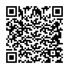 Código QR para número de teléfono +2694707466