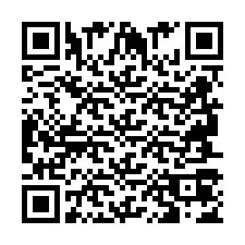 QR Code pour le numéro de téléphone +2694707488