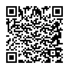 Código QR para número de telefone +2694707491