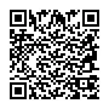 QR Code pour le numéro de téléphone +2694707500