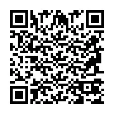 Código QR para número de teléfono +2694707501