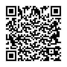 QR kód a telefonszámhoz +2694707502