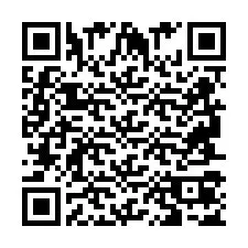 QR-код для номера телефона +2694707509