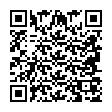 QR Code สำหรับหมายเลขโทรศัพท์ +2694707526