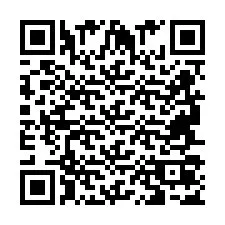 QR-code voor telefoonnummer +2694707527