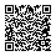 QR-код для номера телефона +2694707553