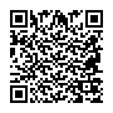 Código QR para número de teléfono +2694707557