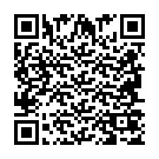 Código QR para número de teléfono +2694707566