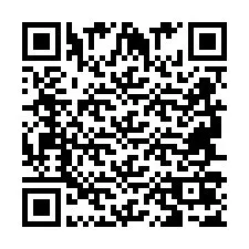 Código QR para número de telefone +2694707567