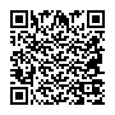 Kod QR dla numeru telefonu +2694707593