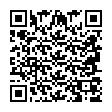 QR-code voor telefoonnummer +2694707614