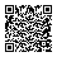 QR-код для номера телефона +2694707631