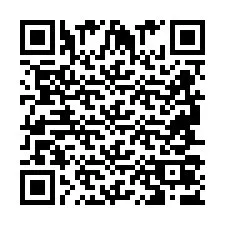 Codice QR per il numero di telefono +2694707639