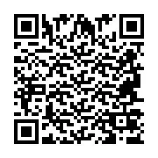 Código QR para número de telefone +2694707657