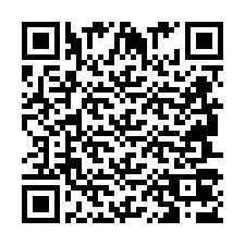 QR Code pour le numéro de téléphone +2694707694