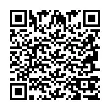 Código QR para número de teléfono +2694707714