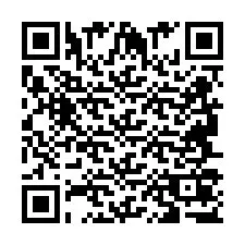 Codice QR per il numero di telefono +2694707766