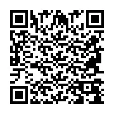 Código QR para número de telefone +2694708013