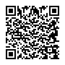 Codice QR per il numero di telefono +2694708042